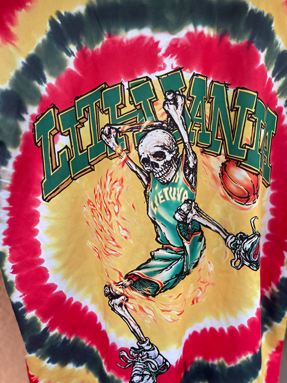 Lithuanian Basketball fan t-shirt (retro) design #1