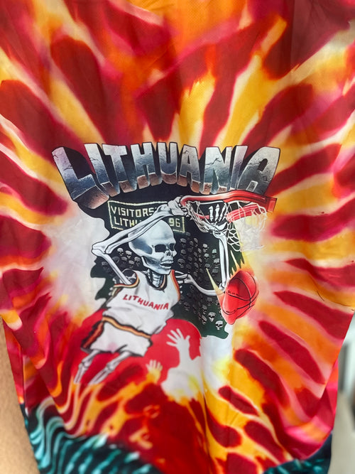 Lithuanian Basketball fan t-shirt (retro) design #2