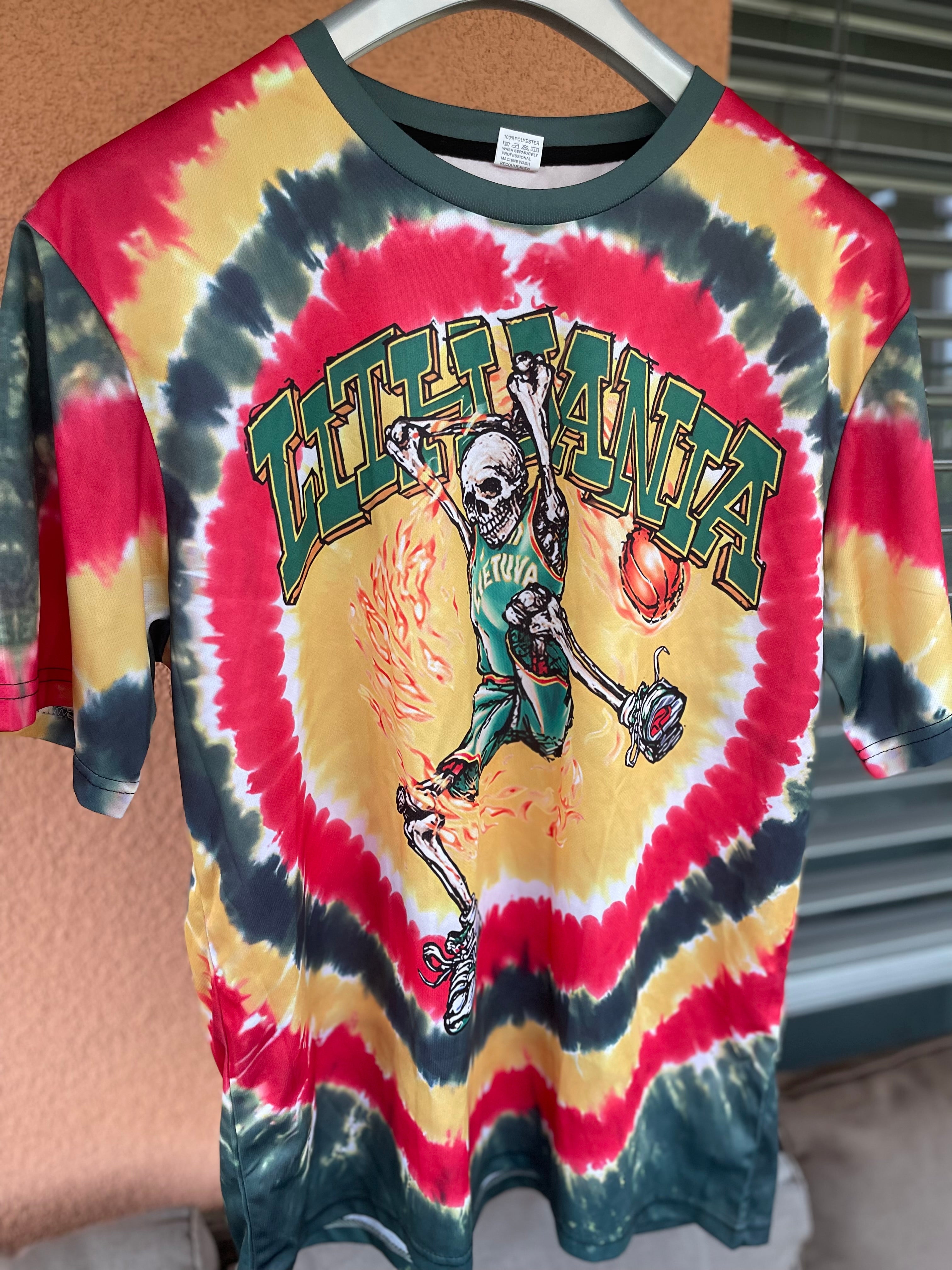 Lithuanian Basketball fan t-shirt (retro) design #1